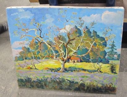 Ecole moderne
Paysage de campagne
huile sur...