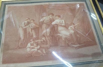 Scène néoclassique
(reproduction)
Haut. :...