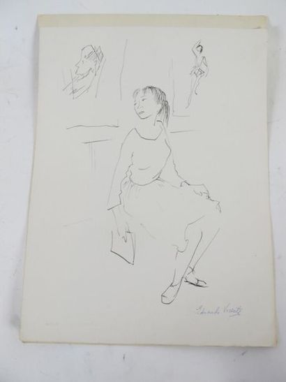 Eduardo Vicente (1909-1968)
Etudes de personnages...