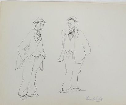 Eduardo Vicente (1909-1968)
Etudes de personnages...