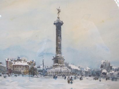 Frank-Boggs (1855-1926)
La place de la Bastille...