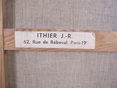 ITHIER Jean-Robert (1904-1977)
Chapelle
Huile...