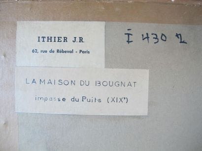 ITHIER Jean-Robert (1904-1977)
Maison du...