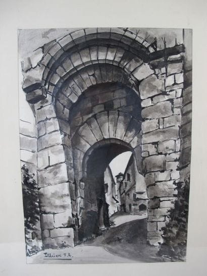 ITHIER Jean-Robert (1904-1977)
La porte des...