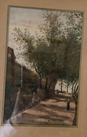 Ecole italienne du XIXème siècle
Femme dans...