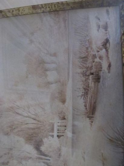 CICERI Eugène (1813-1890)
Vue d'un étang
Aquarelle...