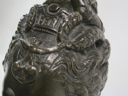 d'après Jean Goujon, buste de Diane, bronze...