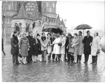 Ensemble de 23 photographies en noir et blanc...