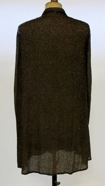 Ensemble de deux vestes en perles brodées...