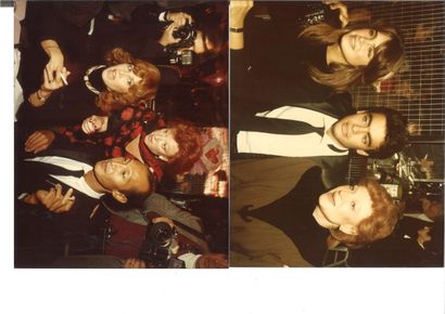 Ensemble de 30 photographies de Régine avec...