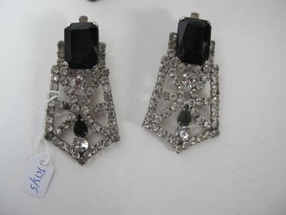Paire de clips d'oreilles dans le goût Art...