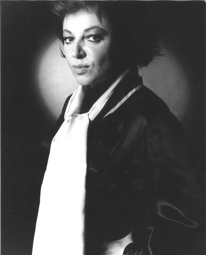 Ensemble de 9 portraits en noir et blanc...