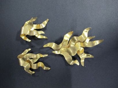 VAN DER STRAETEN 

Paire de boucle d'oreilles...