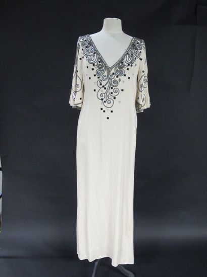 GUY LAROCHE 

Robe du soir de goût Art Déco...