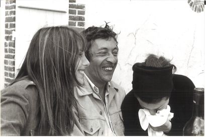 Ensemble de 3 tirages en noir et blanc de...