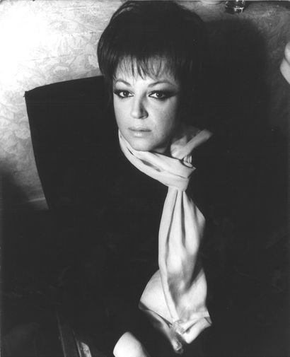 Ensemble de 9 portraits en noir et blanc...