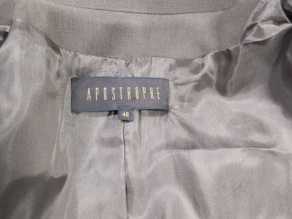 APOSTROPHE

Tailleur pantalon en laine marron...