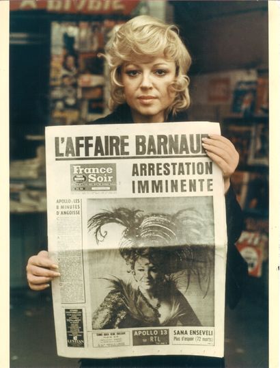 Portrait de Regine en couleurs par BOURDIN...