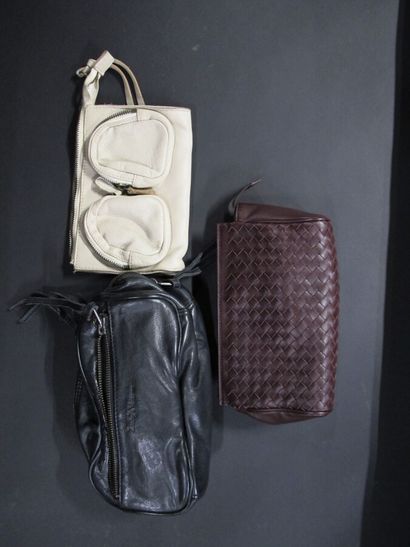 Trois petits sacs en suir dont ZADIG & V...