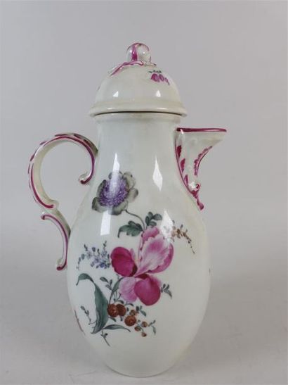ALLEMAGNE, Hochst. Cafetière en porcelaine...