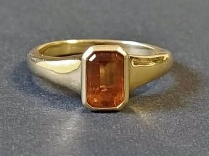 Bulgari. Bague en or jaune 18 K (750 millièmes)...