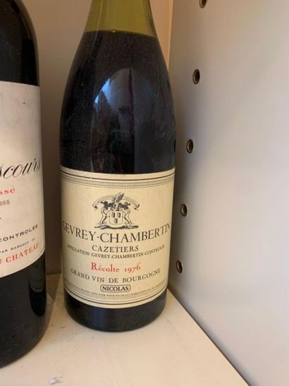 Bouteille Gevrey Cazetiers 1976 Nicolas 