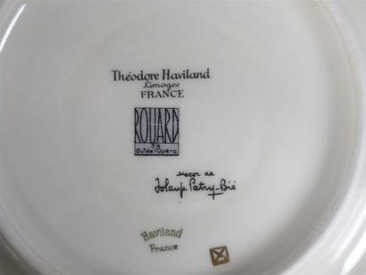 THEODORE HAVILAND LIMOGES POUR ROUARD - service...
