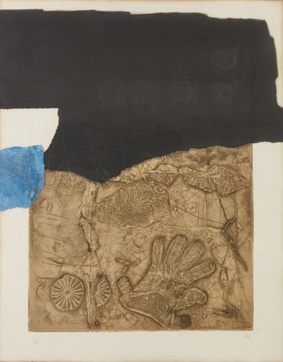 CLAVE Antoni (1913-2005)
Sans titre
Lithographie,...