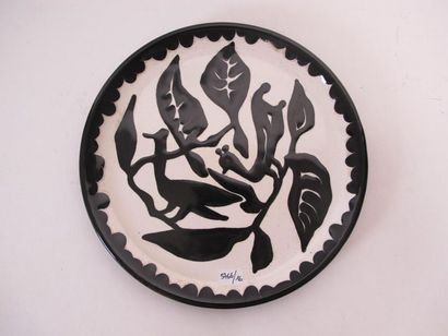 Jean Lurçat (1892-1966) et Sant Vicens
Assiette...
