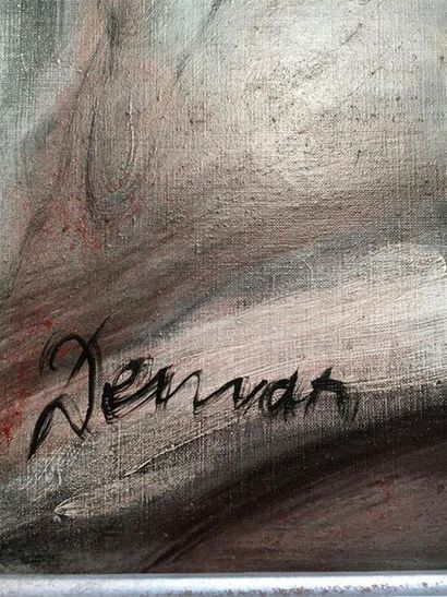 DEMAN Albert (1929-1996)
Composition au visage
Toile,...