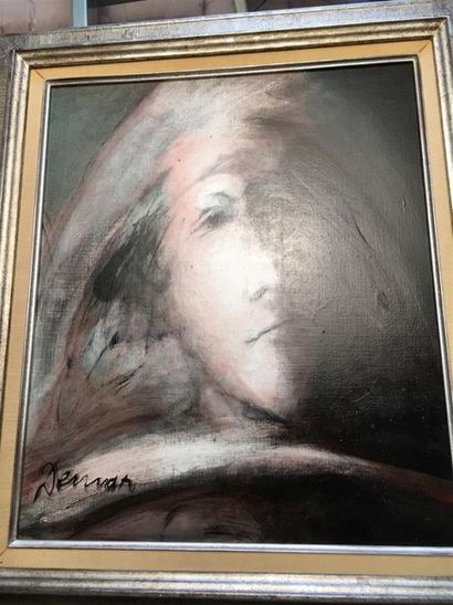 DEMAN Albert (1929-1996)
Composition au visage
Toile,...