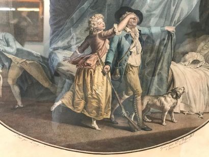 L'amant
Gravure en couleur par Beljambe d'après...