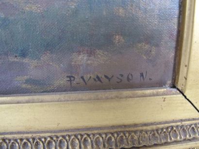 VAYSON Paul (1841-1911)
Chaumier à Corolles
Huile...
