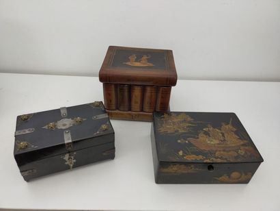 Ensemble de trois coffrets