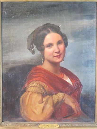 BALZE Raymond (1818-1909)
Jeune Romaine
Huile...