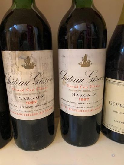 Deux bouteilles de Giscours 1967 