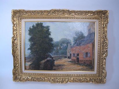 Ecole moderne
Scène bretonne
Huile sur toile
48,5...
