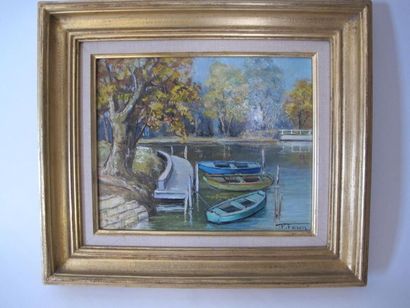 Paul Féron
(XXe siècle)
Le lac d'Enghien...