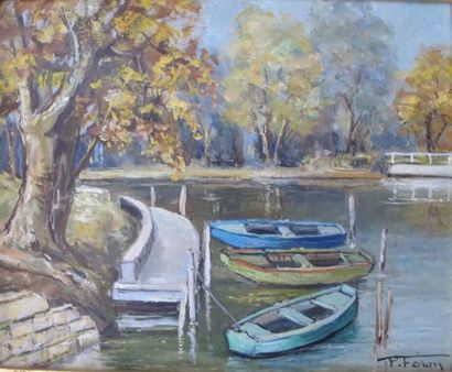 Paul Féron
(XXe siècle)
Le lac d'Enghien...