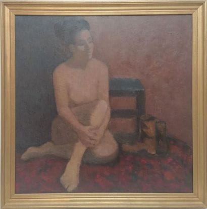 RADVANER ***
Femme assise
Huile sur toile
78...