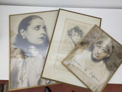 Deux photos et une gravure Colette