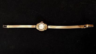 LIP montre bracelet de dame en or jaune 18K,...