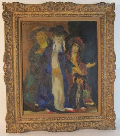 MANE-KATZ Emmanuel (1894-1962)
Trois rabbins
Huile...