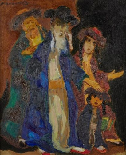 MANE-KATZ Emmanuel (1894-1962)
Trois rabbins
Huile...