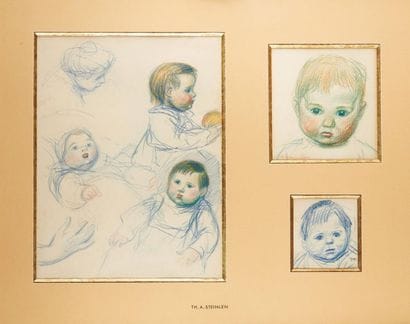 STEINLEN Théophile Alexandre (1859-1923)
Portraits...