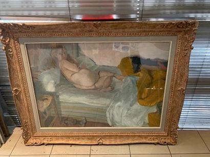 TAUZIN Mario (1909-1979)
Nu allongé
Gouache...