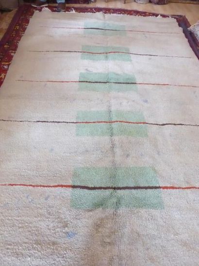 Tapis contemporain Point Noué, (chaîne, trame...