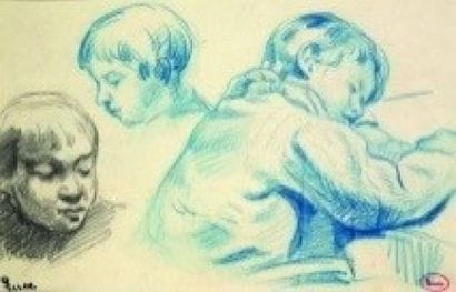 MAXIMILIEN Luce (1858-1941)
Trois études...