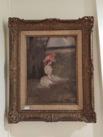 LAPRADE Pierre (1875-1931)
Elégante au chapeau
Huile...