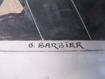 BABRBIER Georges (1882-1932)
Projet de costume...